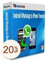Backuptrans Android WhatsApp to iPhone Transfer割引クーポンコード