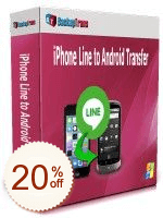 Backuptrans iPhone Line to Android Transfer割引クーポンコード