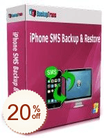 Backuptrans iPhone SMS Backup & Restore割引クーポンコード