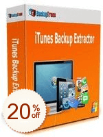 Backuptrans iTunes Backup Extractor割引クーポンコード