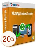 Backuptrans WhatsApp Business Transfer割引クーポンコード