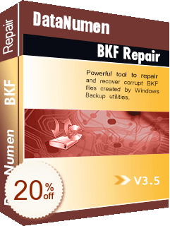 DataNumen BKF Repair割引クーポンコード