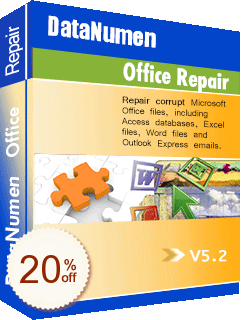 DataNumen Office Repair割引クーポンコード