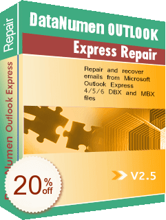 DataNumen Outlook Express Repair割引クーポンコード
