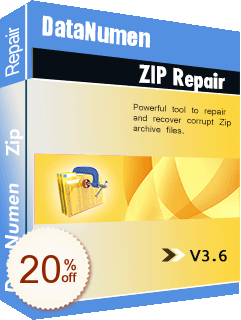 DataNumen Zip Repair割引クーポンコード