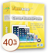 Tansee iOS Music&Photo Transfer割引クーポンコード
