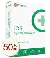 Tipard iOS System Recovery割引クーポンコード