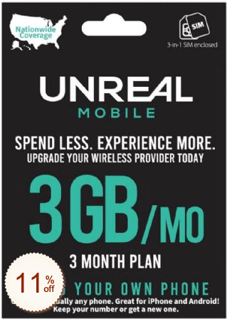 UNREAL Mobile割引クーポンコード