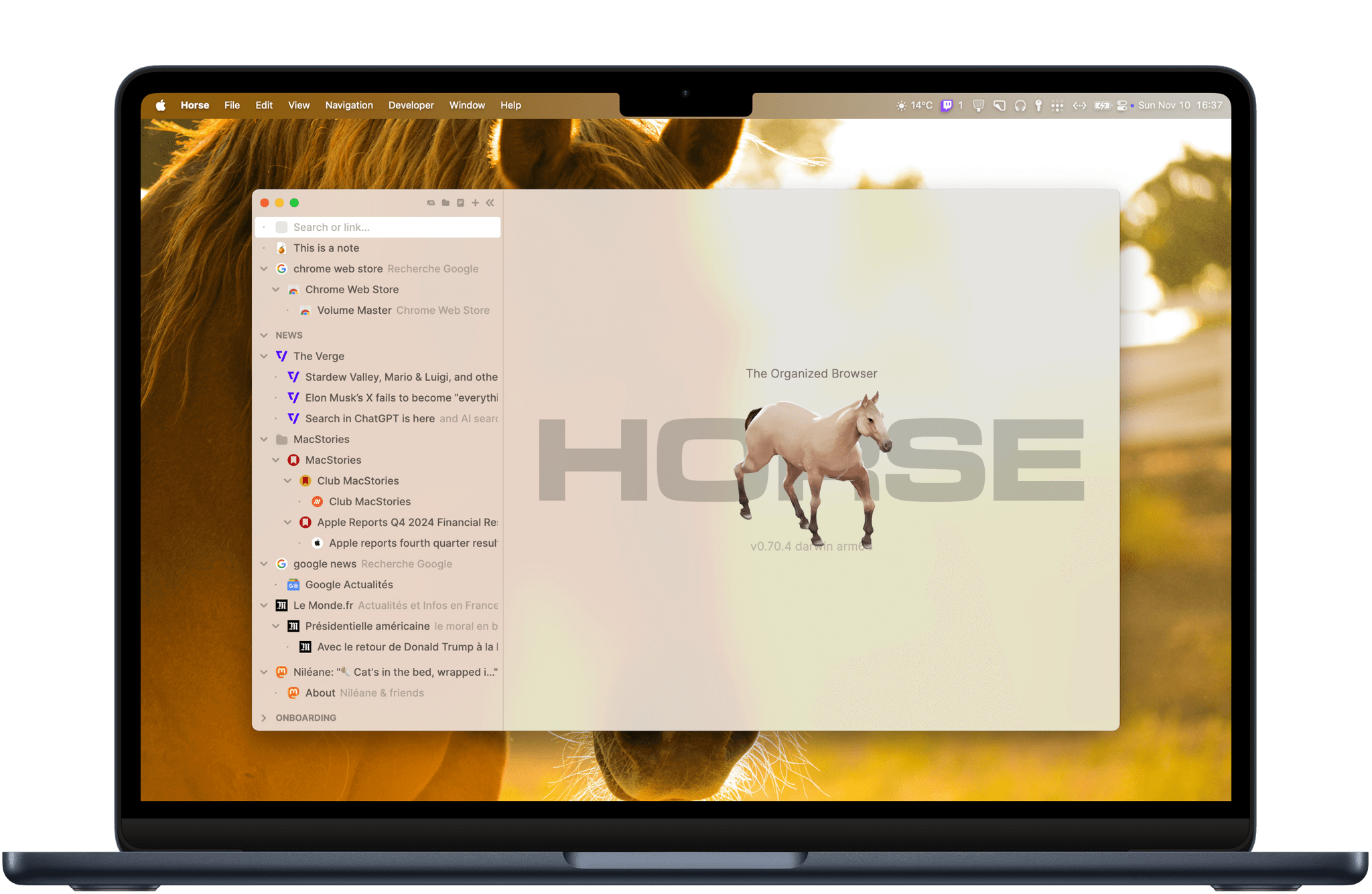 Horse Browser Screenshot