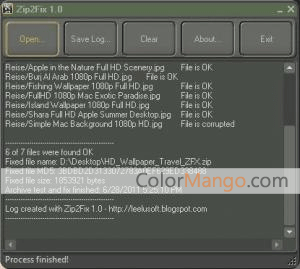 Zip2Fix Screenshot